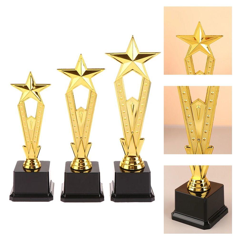 Cúp ORDOBOX bằng nhựa vàng, quà lưu niệm thủ công, cúp người chiến thắng, cúp trẻ em