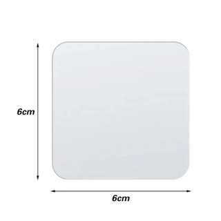 WEAVELYF 10 Miếng Dán Tường, Không Dấu Vết Treo Tường Nano Dán, Băng Dính Trong Suốt Chống Nước Hai Mặt Siêu Mạnh