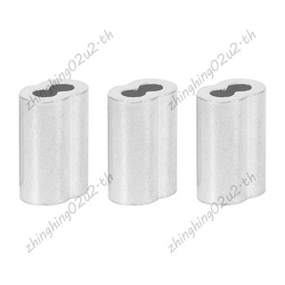 200 Chiếc 1 / 16 Inch Cáp Ferrule Bộ Hợp Kim Nhôm Uốn Vòng Tay Cho Dây