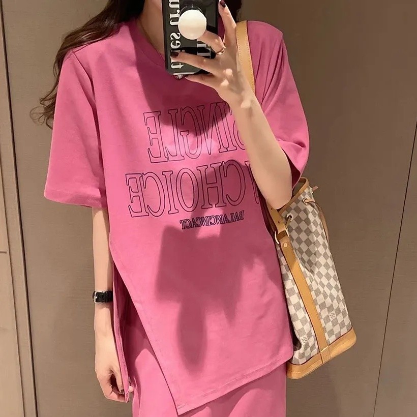 Phiên Bản Hàn Quốc Một Trọn Bộ Thường Ngày Rời Phù Hợp Với Nửa Chiều Dài Váy Không Đều Top Mỏng Hơn Nhìn Đầm Nữ