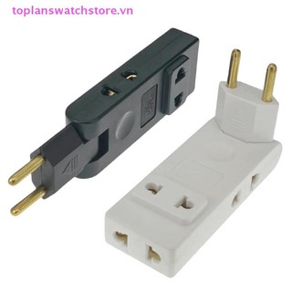 Toplanswatchstore 4 Trong 1 Ổ Cắm Tường Nối Dài Ổ Cắm Điện EU 180 Độ Cắm Adapter Du Lịch Aadapter Di Động Bộ Chuyển Đổi Nguồn VN