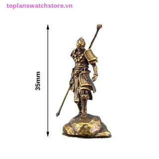 Toplanswatchstore Khỉ Cổ Tôn Ngộ Không Thu Nhỏ Các Bức Tượng Nhỏ Handmade Vàng Cudgel Ngô Tượng Mô Hình Bàn Đồ Trang Trí Nhà Trang Trí Ô Tô Thủ Công VN