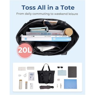 Túi xách LULU Same Style Túi Tote 18L Túi đeo vai thể thao giải trí Yoga chống nước