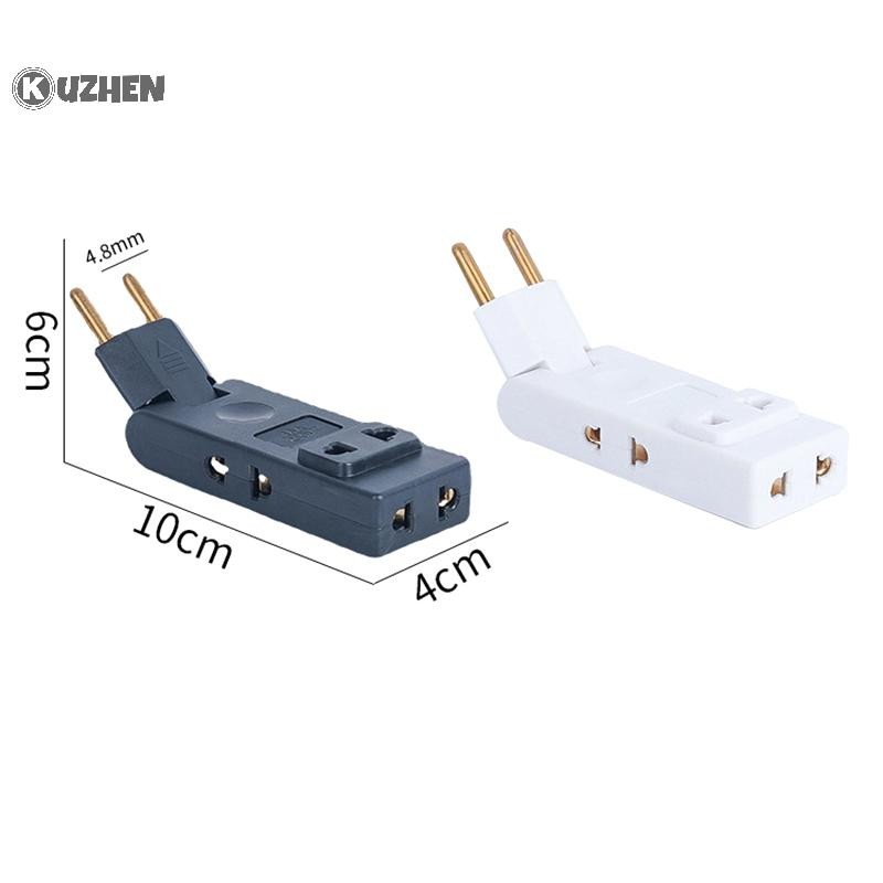 Kuzhen 4 Trong 1 Ổ Cắm Tường Nối Dài Ổ Cắm Điện EU 180 Độ Cắm Adapter Du Lịch Aadapter Di Động Bộ Chuyển Đổi Nguồn Nóng