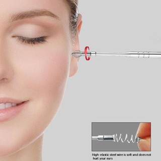 [Chất Lượng Cao Bộ Nhíp Thép Không Gỉ] Dụng Cụ Vệ Sinh Tai Cầm Tay 6 Món Phải Có Móc!