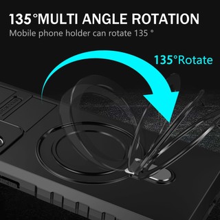 Ốp Điện Thoại Cứng Mỏng Nhẹ Kèm Giá Đỡ Nhẫn Từ Tính Chống Rơi Cho samsung galaxy note 20 ultra