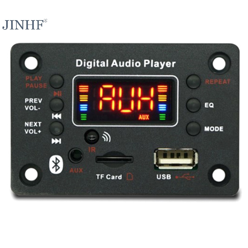 Bảng Mạch Giải Mã Âm Thanh usb tf fm radio mp3 Không Dây 5.0 12v Cho Xe Hơi