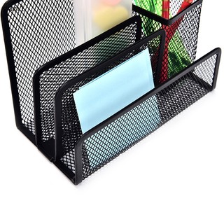 1 Giá Đỡ Tài Liệu Giấy Tờ / Tài Liệu Để Bàn Dạng Lưới Màu Đen In Chữ Gzi1