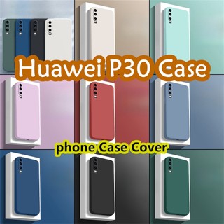 [Phong cách mới] Dành cho Ốp lưng Huawei P30 Silicon Full Case Chống vân tay Vỏ điện thoại màu trơn cổ điển