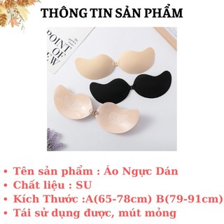 Áo Dán Ngực Quả Xoài - Miếng Dán Ngực Cài Trước Tạo Khe