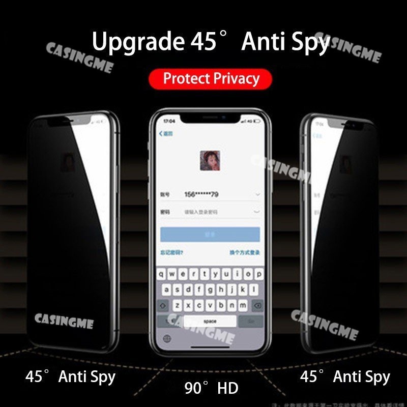 Phim bảo mật chống Peek Kính cường lực riêng tư cho Redmi Note14 Note 14 RedmiNote14 14Note 4G 5G Full Cover Bảo vệ màn hình