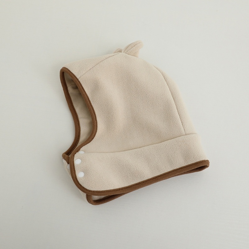 Dasbsug Mũ Bé Mềm Mại Nắp Bonnet Mũ Dày Mùa Đông Ấm Áp Mũ Cho Bé Trai Bé Gái Sơ Sinh