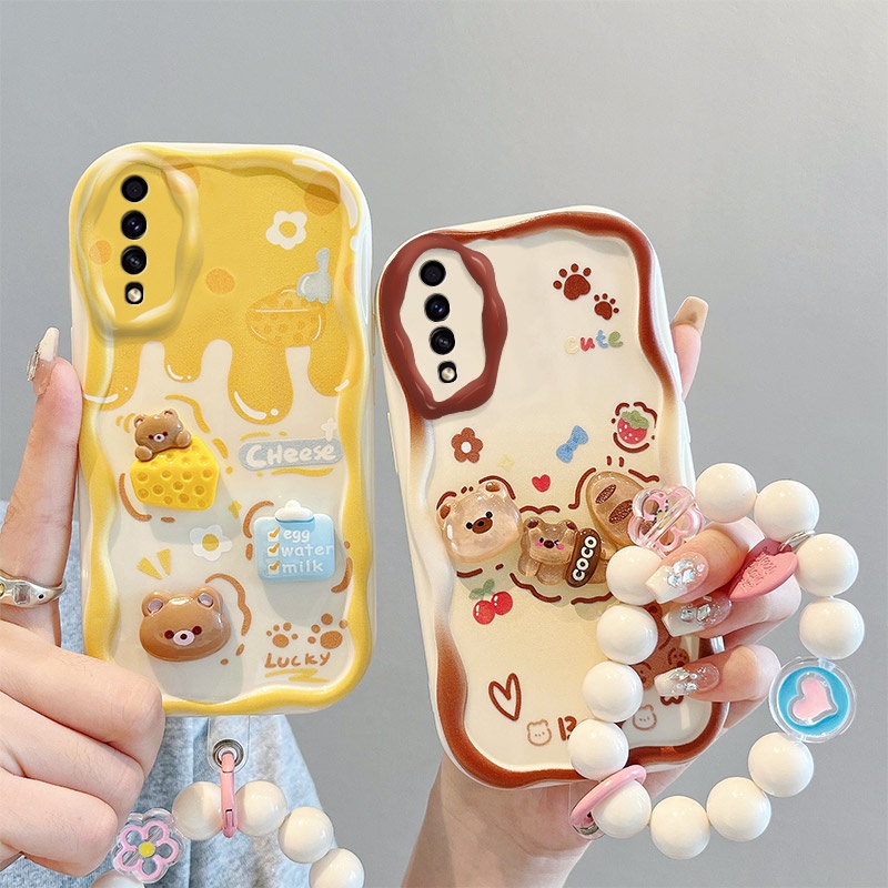 ốp lưng Samsung Galaxy A50 ốp lưng Samsung A50S Ốp Điện Thoại tpu Hình Gấu Bánh Mì Cho samsung galaxy a50s samsung galaxy a50 samsung a50