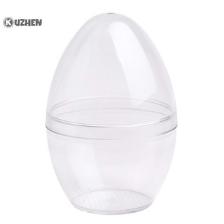 Kuzhen Set 5 Hộp Rỗng Trong Suốt Đựng Mút Trang Điểm Hình Trứng