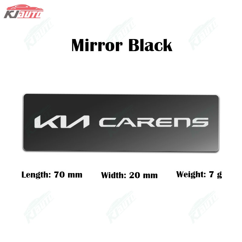 Miếng Dán logo kia kn carens 3d Bằng Kim Loại Trang Trí Xe Hơi