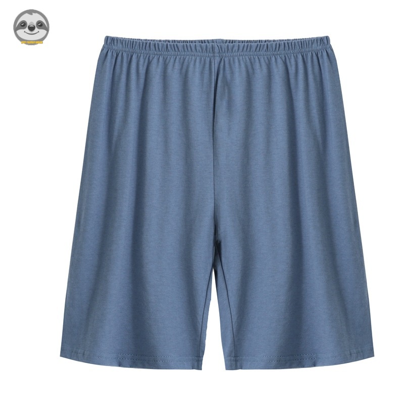 Phong cách Nhật Bản Muji / Bộ đồ ngủ cặp đôi thoáng khí đơn giản / Đồ ngủ Cotton dệt kim / Bộ áo thun ngắn tay