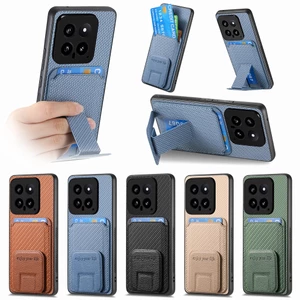 Dành Cho Xiaomi 17 Pro max 15 Pro 15T Pro 14T Pro 13T Pro 11T Pro Ví Sợi Carbon Vỏ Đựng Thẻ