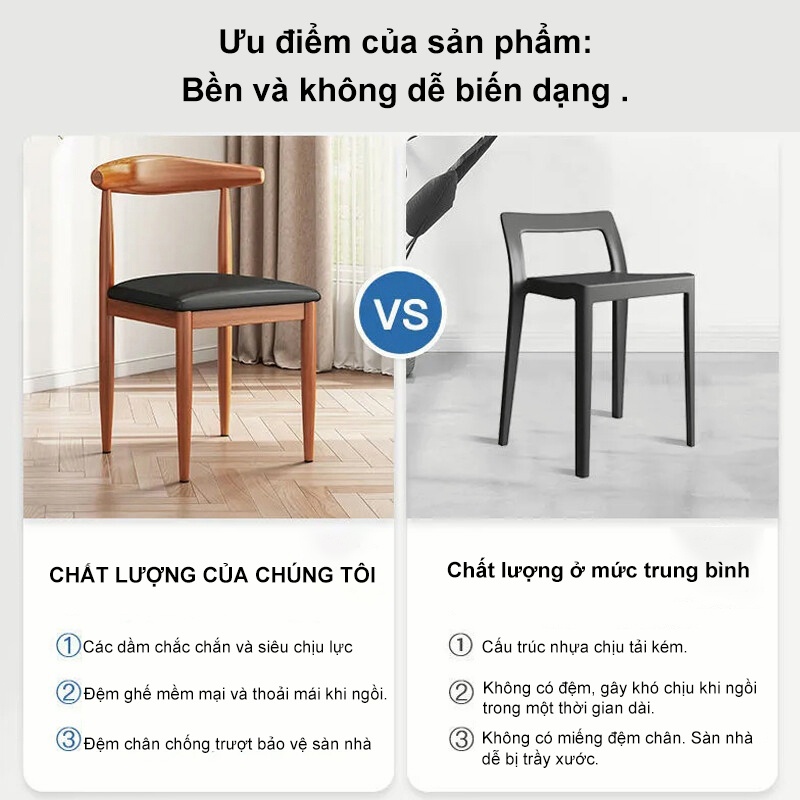 SUNNY Ghế làm việc đệm phong cách Bắc Âu đại thích hợp mọi không gian Ghế tựa lưng