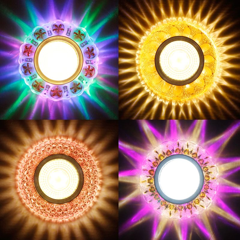🔥Đèn Pha Lê Bóng led 4XBR Trang Trí Phòng Khách / Lối Đi