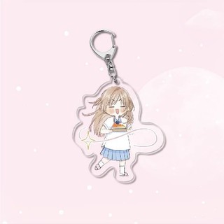 ( Mica trong acrylic ) Móc khóa VỤNG TRỘM KHÔNG THỂ GIẤU Tình Yêu Thầm Kín manhua anime chibi dễ thương xinh xắn