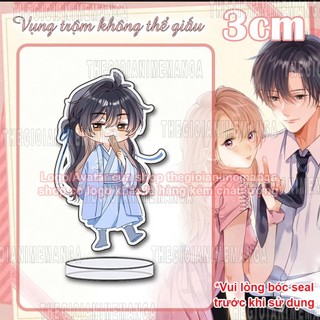 (3CM) Mô Hình Standee Tình yêu thầm kín Vụng trộm không thể giấu ver Thỏ và sói tượng acrylic anime mica chibi trang trí