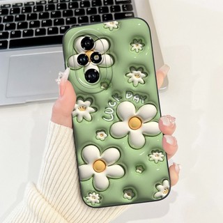 Vỏ Cho Honor 200 5G Vỏ Hoa Phổ Biến Xương Rồng Silicon Mềm Bảo Vệ Ống Kính Vỏ Điện Thoại Cho Honor 200 Pro Honor200 Ốp Lưng