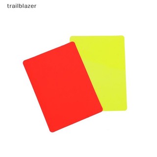 Trailblazer Bóng đá Thẻ đỏ và vàng Ghi lại trò chơi Trọng tài Công cụ cho trận đấu bóng đá Mới