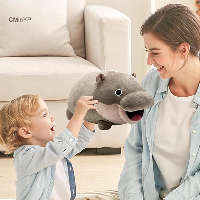Cyp Moo Deng Hippo Sang Trọng Búp Bê Thú Nhồi Bông Dễ Thương Trẻ Em Bé Trai Bé Gái Quà Tặng Giáng Sinh Thú Nhồi Bông Vinh Quang