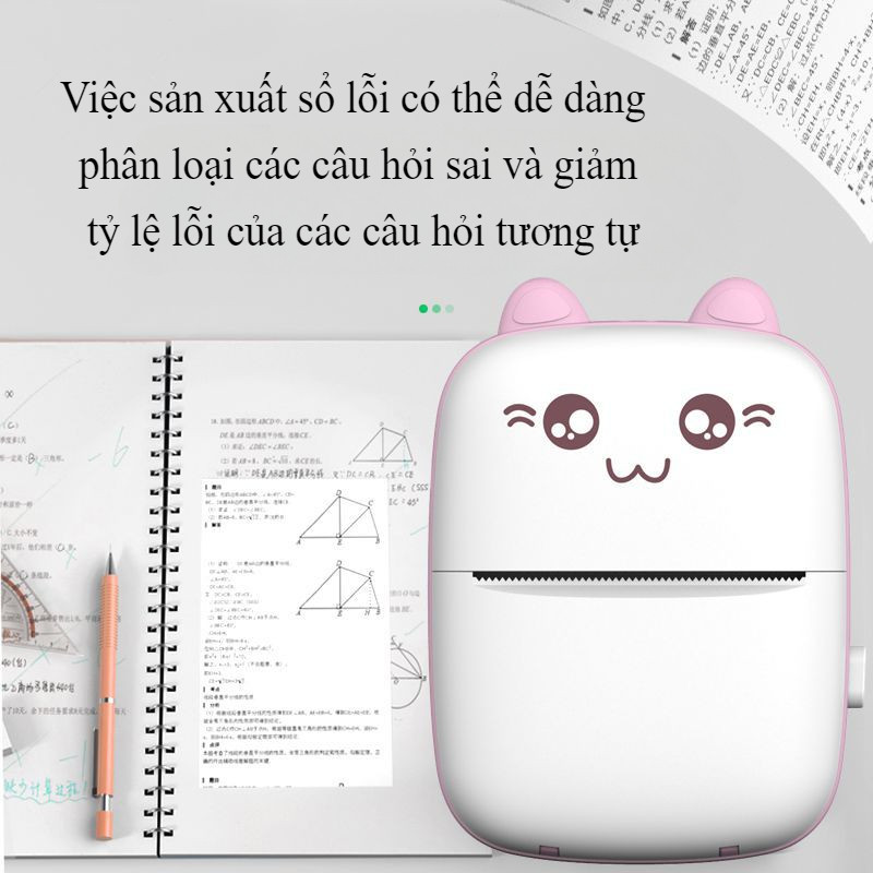Máy In Nhiệt Mini Bluetooth cầm tay,Kết nối Bluetooth,không cần mực,Máy in Hoá đơn,Tài liệu,Phao,Nhãn dán,Ảnh