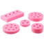 BORAGETE 5 Miếng Khuôn Hình Trái Cây, Khuôn Silicon Mâm Mâm Mâm Mâm Mâm xôi Cam, Bánh Cupcake Trang Trí Dâu Dứa Blueberry Fondant Khuôn Cho Bánh Cupcake Kẹo