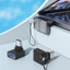 GODD Loại C Nam Sang USB 3 0 Bộ Chuyển Đổi Nữ OTG Loại C Sang USB 3 0 90 Độ Góc Phải Cho Đầu Nối Dài USB C