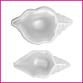 Khuôn Silicon Hình Vỏ Sò / Ốc Xà Cừ Có Gương Lập Thể