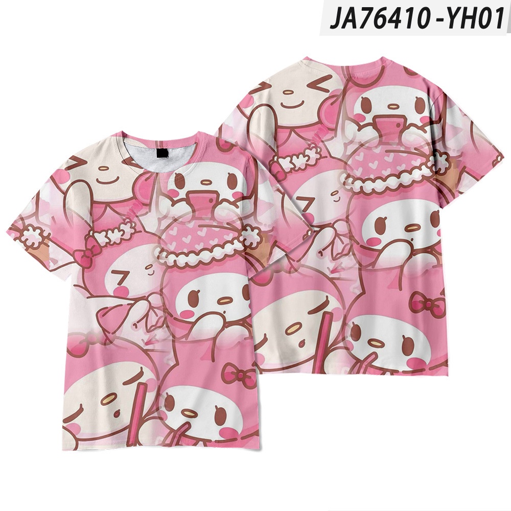 Áo Thun My Melody 3D Cosplay cho Bé Gái và Người Lớn, Kích Thước Plus