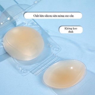Miếng dán ngực silicon nhiệt tự thân không keo siêu dính
