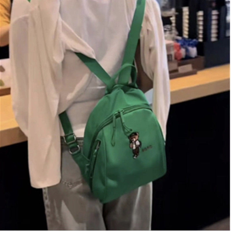 Túi nữ ba lô thời trang nhẹ, dung tích lớn, vải Oxford/Nylon, phong cách Hàn Quốc, chống nước, phù hợp học sinh, du lịch, màu sắc tươi sáng, hoạt hình