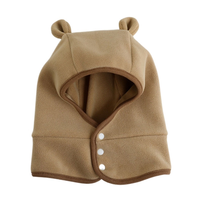 Dasbsug Mũ Bé Mềm Mại Nắp Bonnet Mũ Dày Mùa Đông Ấm Áp Mũ Cho Bé Trai Bé Gái Sơ Sinh