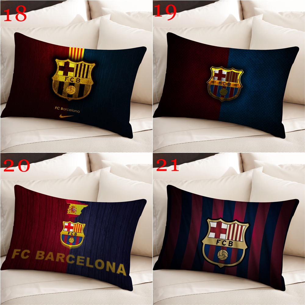 Futbol club Vỏ Gối polyester Hình Chữ Nhật Một Mặt In Họa Tiết Trang Trí Nhà Cửa (Không Kèm Lõi)