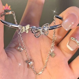 Vòng Tay Hai Lớp Bằng Hợp Kim Hình Bướm Thời Trang Dành Cho Nữ Vòng Tay Hai Lớp Hình Bướm Bằng Hợp Kim Thời Trang Cho Nữ