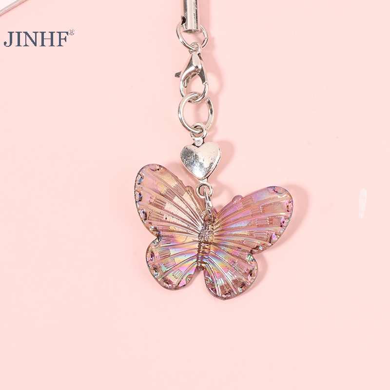 JINHF Ngôi Sao Thời Trang Mặt Dây Chuyền Chữ Thập Dây Điện Thoại Cho Bé Gái Tối Giản Y2K Dây Đeo Điện Thoại Di Động Móc Khóa Trang Trí HOT