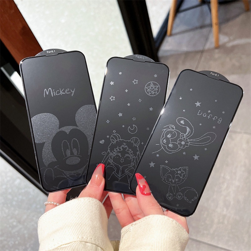 IPHONE Kính Cường Lực Bảo Vệ Màn Hình FULL Shadow Cover Cho iPhone 13 14 pro max plus 13Pro 13ProMax 14Pro 14Promax 14Plus