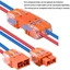 Đầu nối dây WOODNEST, Khối đầu cuối nhanh nhỏ gọn đa năng Mini, Đầu nối cáp điện nhanh Đầu nối nhanh Điện