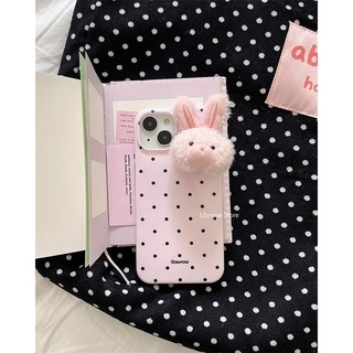 Ốp Điện Thoại Mềm Hình Gấu Thỏ 3d Cho iphone 15 pro max 13 12 11 14 pro