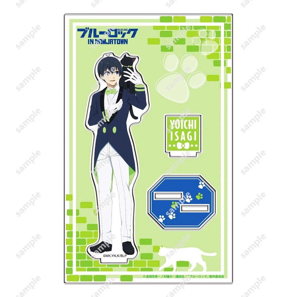 Mô hình Standee BLUE LOCK gh Doll Chigiri Hyoma Kira Ryosuke vx Phụ kiện trang trí để bàn góc học tập