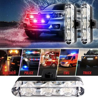 Đèn cảnh báo FANIELLAPOWELL, đèn cảnh sát xe cứu hộ 12 LED, đèn khẩn cấp có dây cho lính cứu hỏa