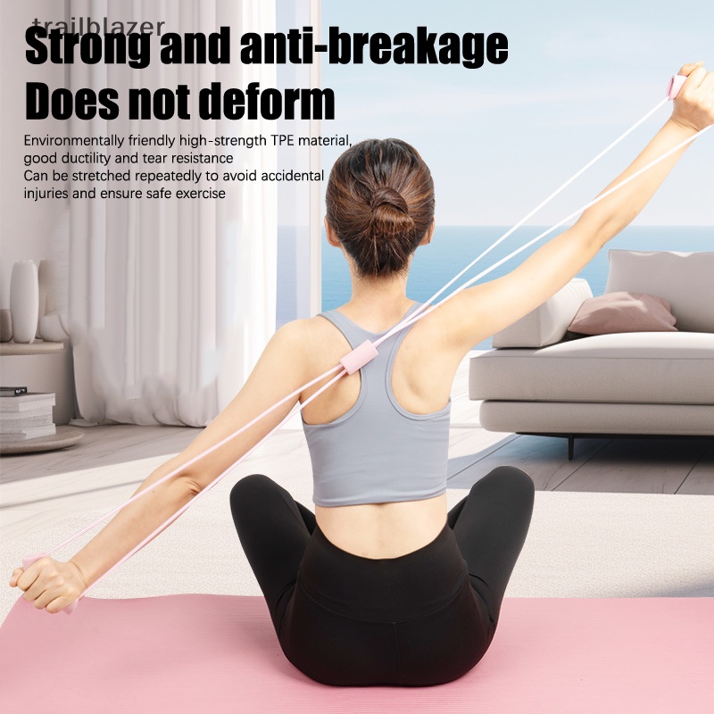 Dây Đai Kháng Lực Hình Số 8 Hỗ Trợ Tập Yoga / Lưng / Ngực Cho Nữ