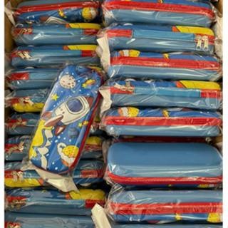 Hộp đựng bút cho bé sức chứa lớn in họa tiết 3D hoạt hình đáng yêu tiện lợi