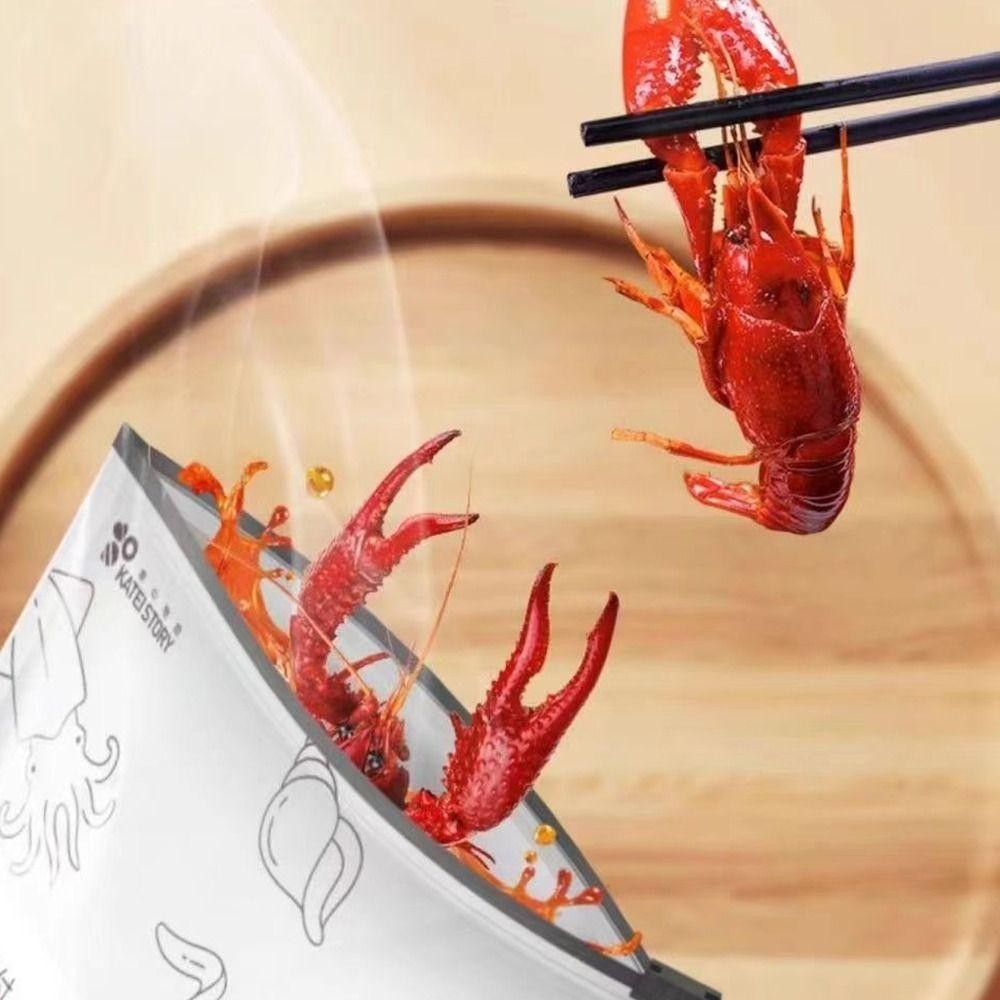 Amlu 10 Cái / túi đựng thực phẩm, túi đứng tủ đông lá nhôm tái sử dụng, giữ tươi, chống rò rỉ, an toàn nhà bếp
