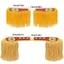 MERIGGIARE 1 Cặp Miếng Lót Vai Epaulettes, Có Khóa Trâm Cài Bảng Tua Rua Viền Epaulets, Áo Khoác Nhiều Màu Sắc Bền Đẹp Áo Khoác Epaulett Cho Dây Trống Sừng