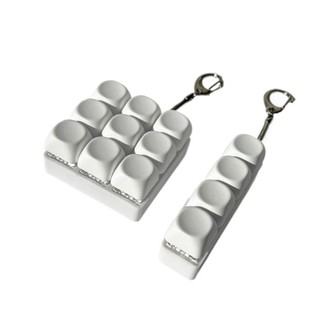 Mũ bàn phím ngón tay COZYNEST, Keycap DIY Bàn phím Fidget Móc khóa, Vượt qua phím thời gian Nút giảm căng thẳng Đồ chơi Pinch dành cho người lớn