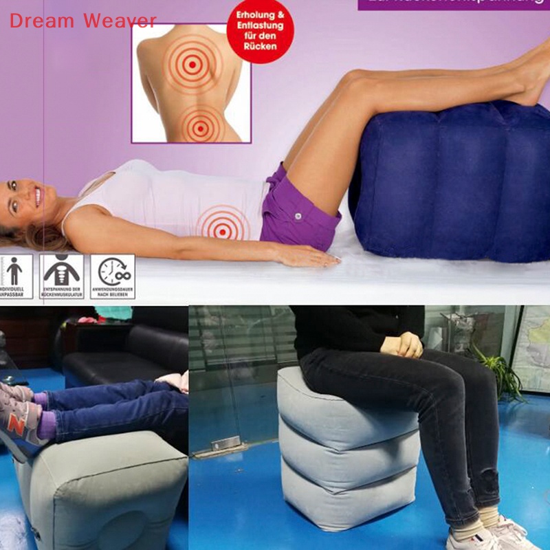 [Dream] Tựa chân du lịch di động bơm hơi Máy bay Train Kids Bed Foot Rest mới